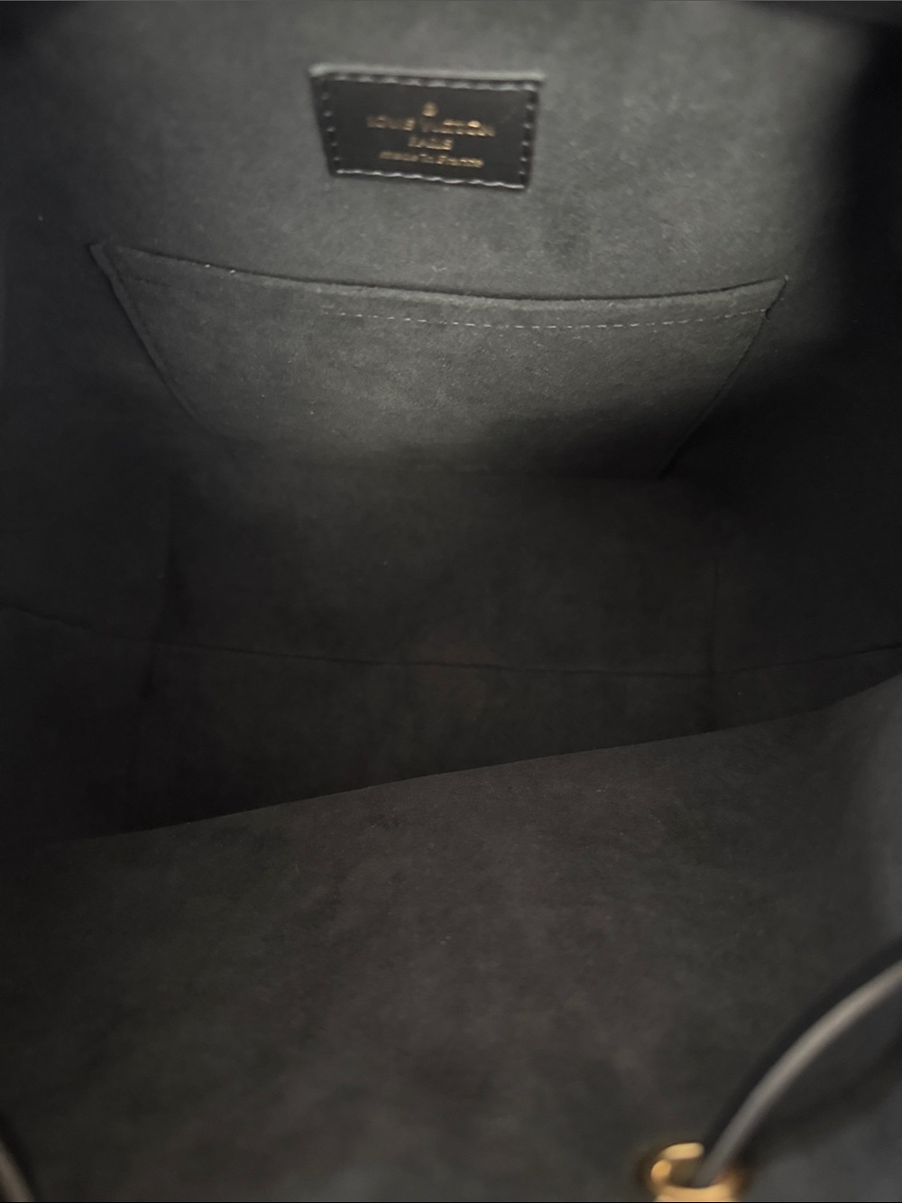Louis Vuitton Black Embossed Monogram Backpack with Gold Hardware BRAND NEW - Picture 2 of 3